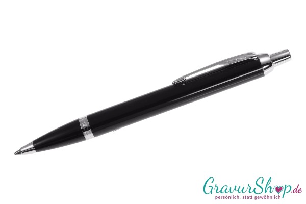 Parker IM Kugelschreiber black lacquer c.c. mit Gravur