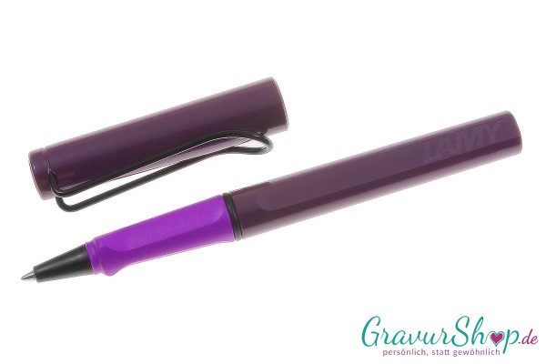 LAMY safari Tintenroller violet blackberry mit Gravur