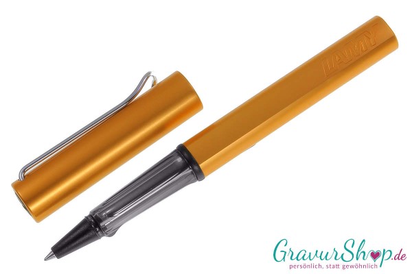 Lamy Al-star Rollerball bronze mit Gravur