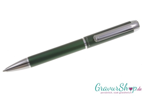 Kugelschreiber Pelikan Pura Waldgrün mit Gravur