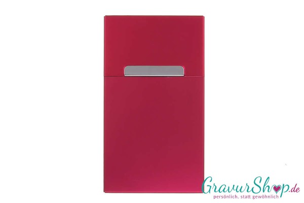 Zigarettenbox 03 Rot B-Ware mit Gravur