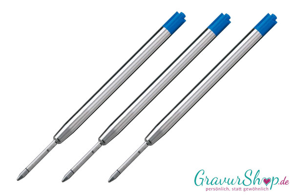 Kugelschreiberminen DIN ISO G2 - Blau Schreibend