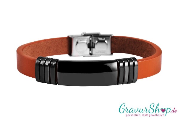 Lederarmband 39 C mit Gravur