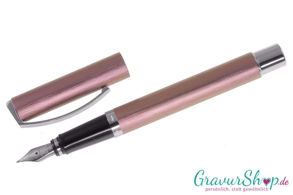 Online Vision style Füller smokey rose mit Gravur