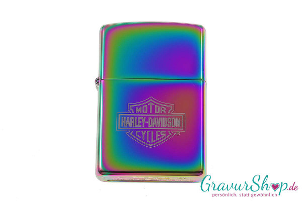 Zippo Spectrum Harley Davidson mit Gravur