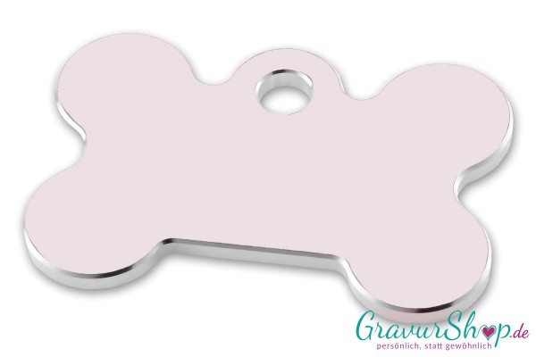 Hundemarke 05 mit Gravur Silber