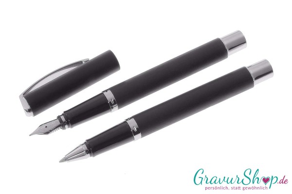 Online Vision Classic Schreibset black mit Gravur