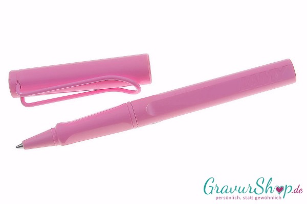 LAMY safari Tintenroller lightrose mit Gravur