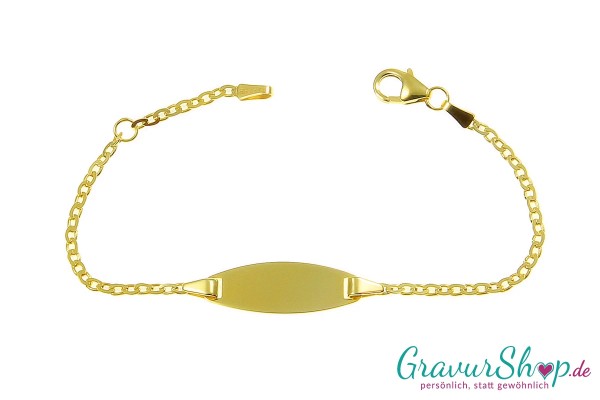 Gold Kinderarmband personalisieren