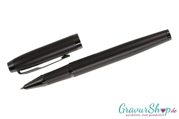 Parker Tintenroller IM Monochrome titanium mit Gravur