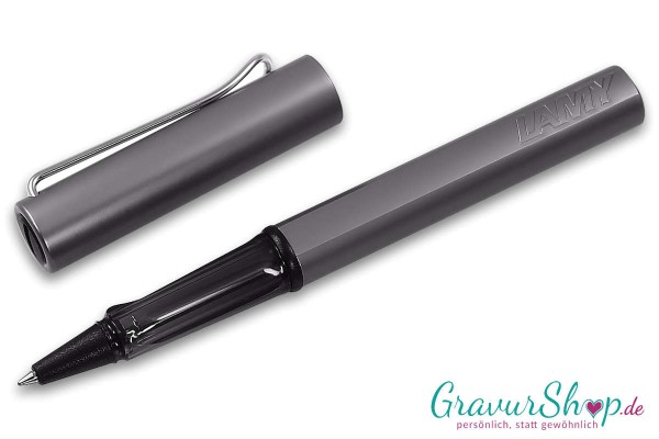 LAMY Rollerball Graphite mit Gravur