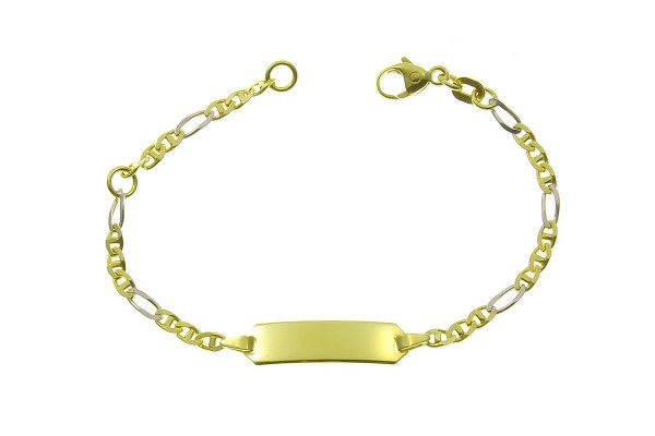 Gold Kinderarmband 3 Längen mit Gravur