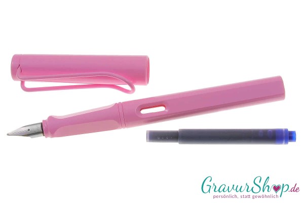 Lamy safari Füller lightrose mit persönlicher Gravur