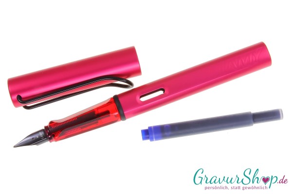 Lamy Al star fiery Füller mit persönlicher Gravur