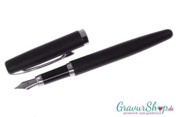 Online Eleganza Füller Black mit Gravur