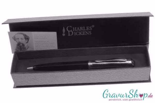 Kugelschreiber 31 Charles Dickens mit Gravur