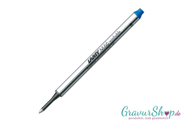 LAMY M 66 Tintenroller / Rollerball Mine Blau