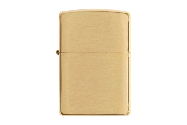 Zippo Brass brushed mit Gravur - Bild 1