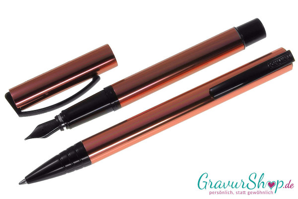 Online Vision Schreibset magic rosegold mit Gravur