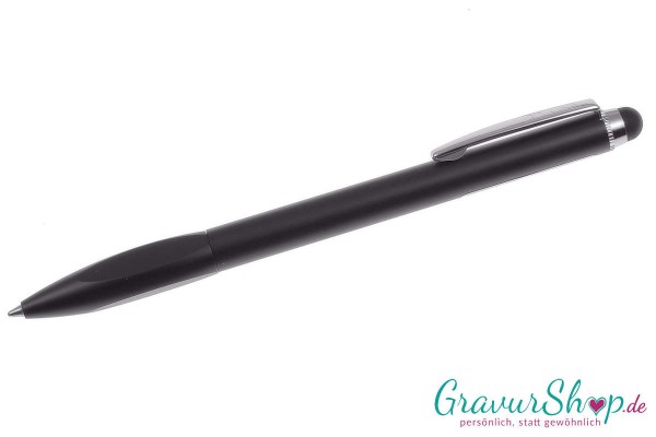 Online Kugelschreiber Best Ager schwarz mit Gravur