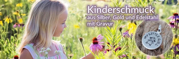 Kinderschmuck mit individueller und persönlicher Gravur