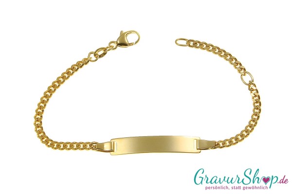 333/000 Gold Kinderarmband personalisierbar