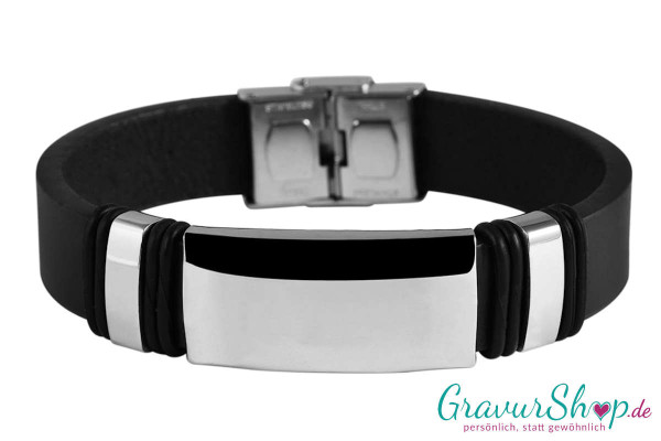 Lederarmband 27a mit Gravur