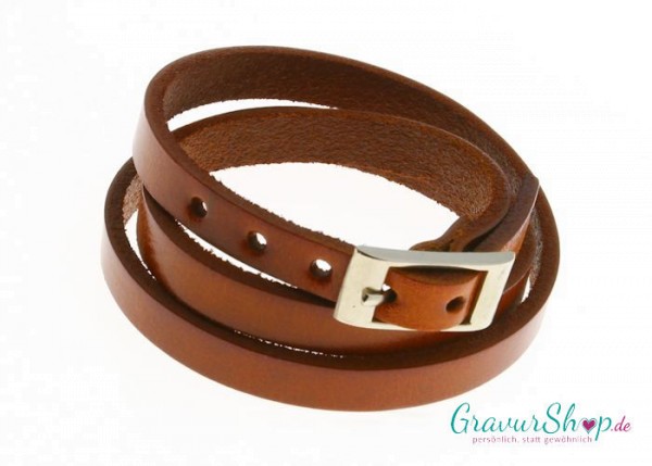 Lederarmband Nr. 22 mit Gravur