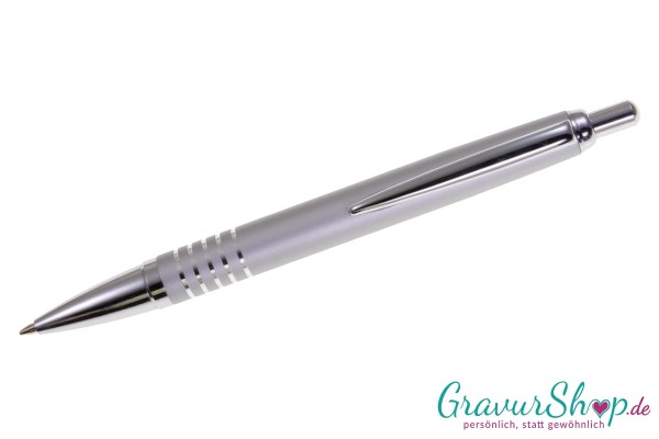 Druckbleistift 06 silber mit Gravur