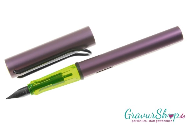 Lamy Al star Füller aubergine mit persönlicher Gravur