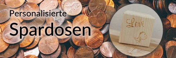 Personalisierte Spardosen 