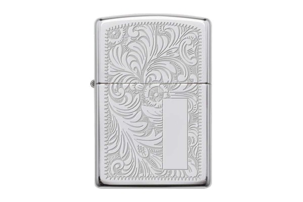 Zippo Venetian Chrome mit Gravur Bild 1