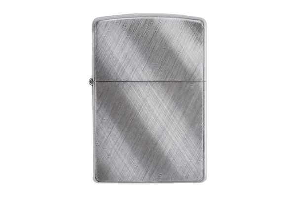 Zippo Diagonal Linen Weave Chrome - Bild 1