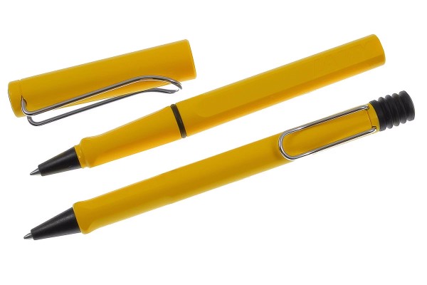 LAMY safari Schreibset Kuli-Tintenroller yellow mit Gravur