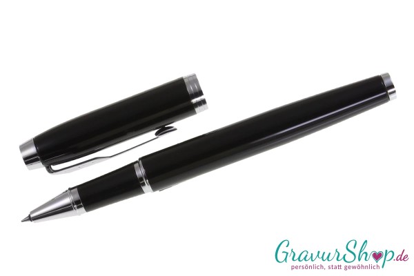 Parker Tintenroller IM Black Lacquer C.C. mit Gravur
