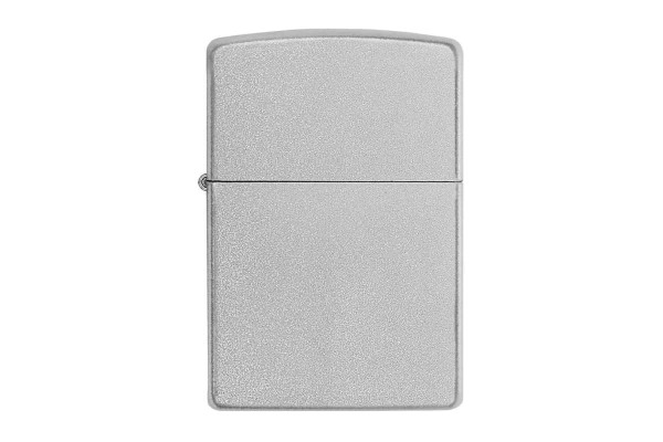 Zippo Satin Chrome mit Gravur - Bild 1