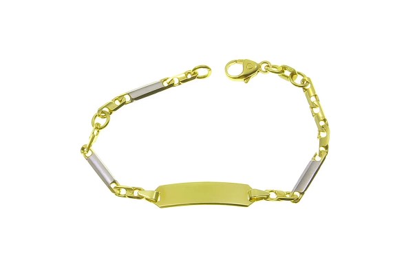 Gold Kinderarmband 2 Längen mit Gravur