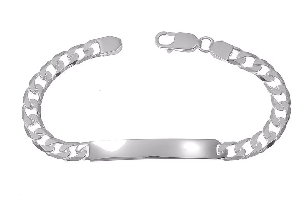 Personalisiertes Silberarmband 19, 20 und 21cm inkl. Gravur