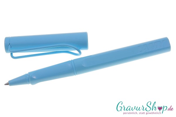 LAMY safari Tintenroller aquasky mit Gravur