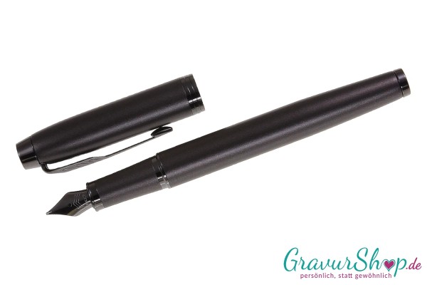 Parker IM Füllhalter Monochrome Titanium mit Gravur