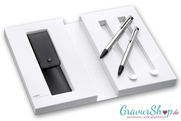 LAMY Schreibset Logo 01 mit Gravur