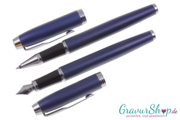 IM Parker Füller-Tintenroller matte blue mit Gravur